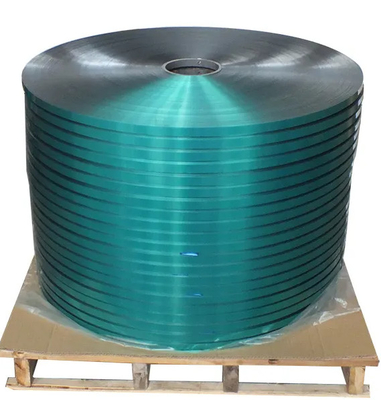 Green 0.2mm Copolymer Coated Steel Tape Chemical Resistance