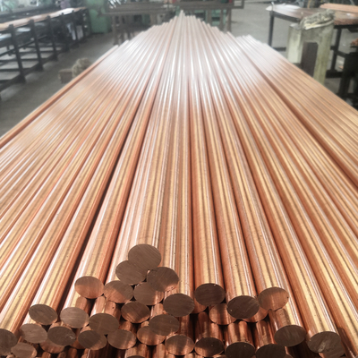 Customized 99.90 % Cu Copper Round Bars 1/6 B68 UNS C12200-O60-S