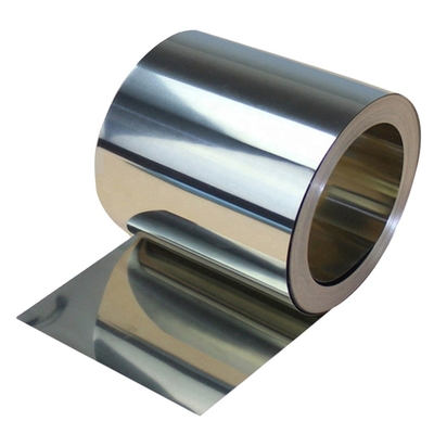 RoHS 2B Mirror Polished Aisi 304 Stainless Steel Coil 0.1-20mm SS Strip For Furniture