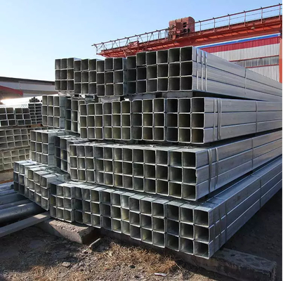 40x80 1.2mm Thick Hollow Structural Steel STK400 STK500 SS400 Galvanized Steel Pipe