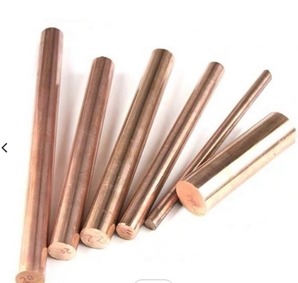 SML C11600 C17200 Copper Round Bars Beryllium Copper Rod For Industrial