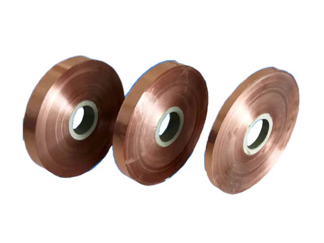 Cu 0.1-0.3mm Natural Copolymer Coated Copper Tape EAA 0.05 mm