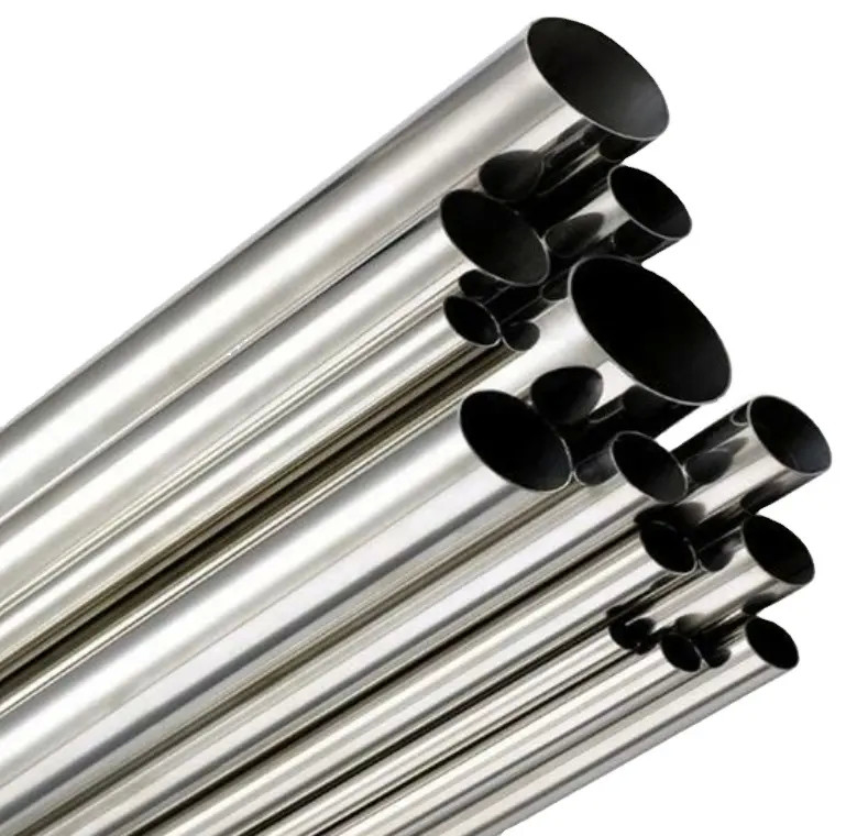 Polished Seamless Stainless Steel Pipe 201 Ss Color Custom Thick Tube 2500mm